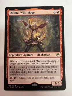 Delina, Wild Mage Adventures in the Forgotten Realms #138 Rare - Image 1
