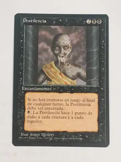 MTG Pestilence (Spanish 4th Edition (BB)/Black/C) - BGM - Image 1