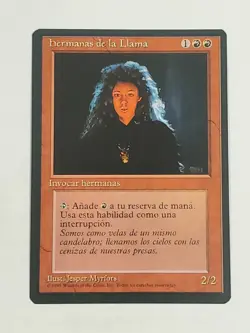 MTG Sisters of the Flame (Spanish 4th Edition (BB)/Red/C) - BGM - Image 1