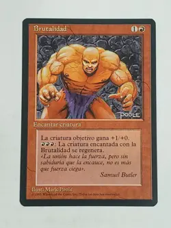 MTG The Brute (Spanish 4th Edition (BB)/Red/C) - BGM - Image 1