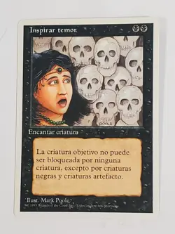 MTG Fear (Spanish 4th Edition (WB)/Black/C) - BGM - Image 1