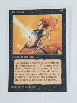 MTG Paralyze (Spanish 4th Edition (WB)/Black/C) - BGM - Image 1