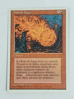 MTG Fireball (Spanish 4th Edition (WB)/Red/C) - BGM - Image 1