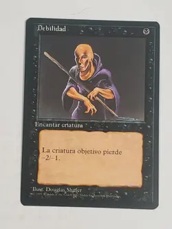 MTG Weakness (Spanish 4th Edition (BB)/Black/C) - BGM - Image 1