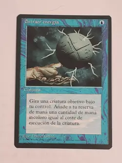 MTG Energy Tap (Spanish 4th Edition (BB)/Blue/C) - BGM - Image 1