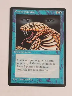 MTG Psychic Venom (Spanish 4th Edition (BB)/Blue/C) - BGM - Image 1