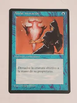 MTG Unsummon (Spanish 4th Edition (BB)/Blue/C) - BGM - Image 1