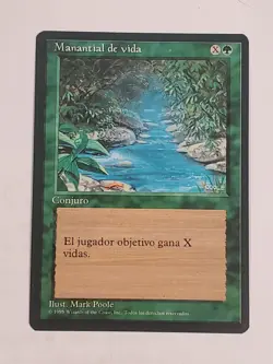 MTG Stream of Life (Spanish 4th Edition (BB)/Green/C) - BGM - Image 1