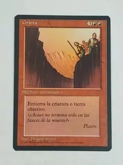 MTG Fissure (Spanish 4th Edition (BB)/Red/C) - BGM - Image 1