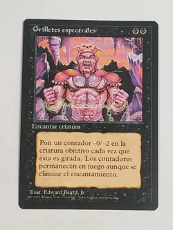MTG Spirit Shackle (Spanish 4th Edition (BB)/Black/U) - BGM - Image 1