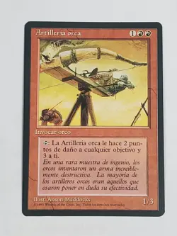MTG Orcish Artillery (Spanish 4th Edition (BB)/Red/U) - BGM - Image 1