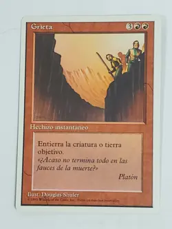 MTG Fissure (Spanish 4th Edition (WB)/Red/C) - BGM - Image 1