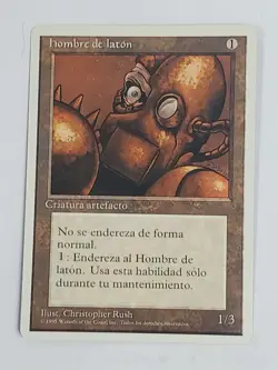 MTG Brass Man (Spanish 4th Edition (WB)/Artifact/U) - BGM - Image 1