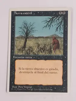 MTG Blight (Spanish 4th Edition (WB)/Black/U) - BGM - Image 1