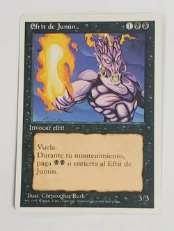 MTG Junun Efreet (Spanish 4th Edition (WB)/Black/U) - BGM - Image 1