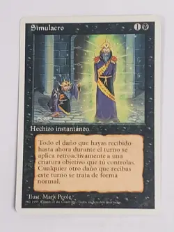 MTG Simulacrum (Spanish 4th Edition (WB)/Black/U) - BGM - Image 1