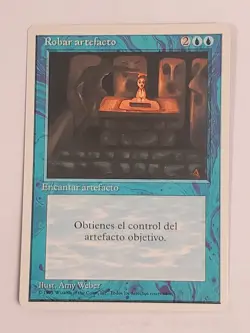 MTG Steal Artifact (Spanish 4th Edition (WB)/Blue/U) - BGM - Image 1