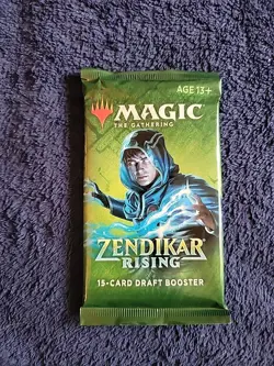 Magic The Gathering Zendikar Rising 10 Draft Booster Packs *SEALED* 150 Cards! - Image 1