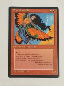 MTG Bird Maiden (Spanish 4th Edition (BB)/Red/C) - BGM - Image 1
