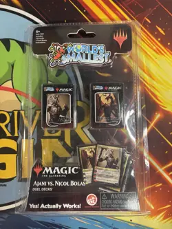 Magic The Gathering World's Smallest AJANI VS NICOL BOLAS Mini Duel Decks MTG - Image 1