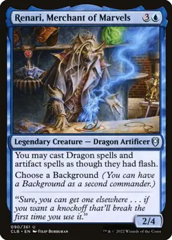 Renari, Merchant of Marvels Foil (090) Battle for Baldur's Gate CLB MTG Magic - Image 1