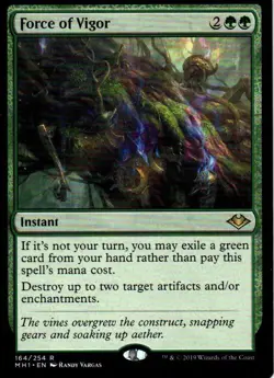 MTG: Modern Horizons: Force of Vigor: Lightly Played Condition - Image 1