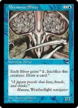 Mnemonic Sliver Tempest MtG NM - Image 1