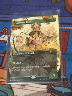 MTG Llanowar Elves Secret Lair Encyclopedia Of Magic Unplayed - Image 1