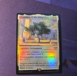 MTG 1x Flowering of the White Tree x1 NM FOIL LTR 15 Lord of the Rings - Image 1