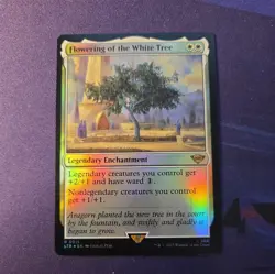 MTG 1x Flowering of the White Tree x1 NM FOIL LTR 15 Lord of the Rings - Image 3
