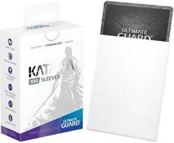 White Color Ultimate Guard 100 Katana Sleeves Standard Size UGD010111 - Image 1