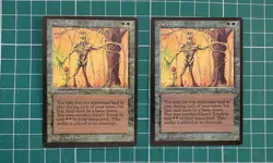 Magic The Gathering (MTG) - 2x Gaea’s Touch - The Dark (Green) (Forest) NM - LP - Image 1