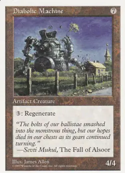 MTG Magic the Gathering 2x Diabolic Machine Fifth Edition Near Mint Condition - Image 1