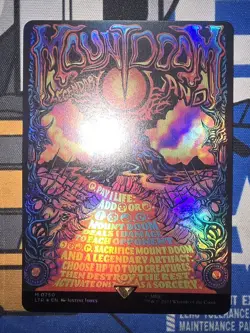 MTG - LTR - Mount Doom (Borderless Poster) #750 - Near Mint Foil - Image 1