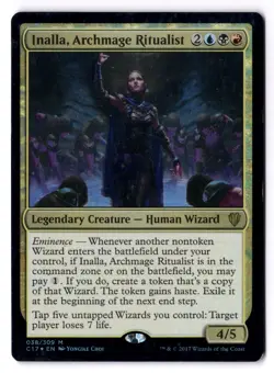 Inalla, Archmage Ritualist LP* FOIL Commander 2017 ENGLISH 038/309 -UnltdCards - Image 1
