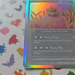 Pokepu Season 1, 1st ed. holo Chahnsii (Chansey) Pokemon Fan Art card - Image 2