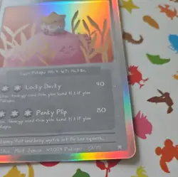 Pokepu Season 1, 1st ed. holo Chahnsii (Chansey) Pokemon Fan Art card - Image 3
