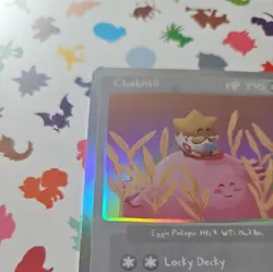 Pokepu Season 1, 1st ed. holo Chahnsii (Chansey) Pokemon Fan Art card - Image 4