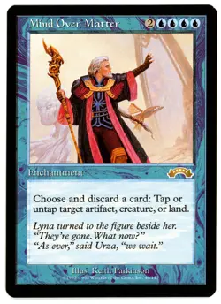 1X MIND OVER MATTER [EXO - EXODUS] - MTG VINTAGE RESERVE LIST CARD [EXCELLENT] - Image 1