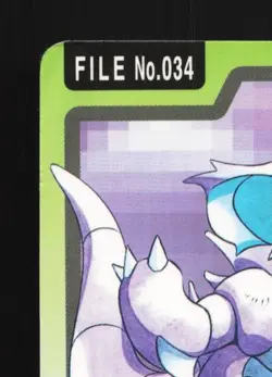 Nidoking No.034 HP Bandai Carddass File Japanese Pokemon Card TCG - Image 4