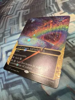 MTG Galaxy Foil Cascading Cataracts (0095) NM Unplayed EoE Stellar Sights - Image 1