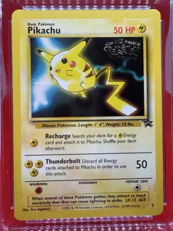 CGC 10 GEM MINT Pikachu 4 WB Stamped Movie Promo WOTC 1999 Pokemon Mew Strkes Bk - Image 2