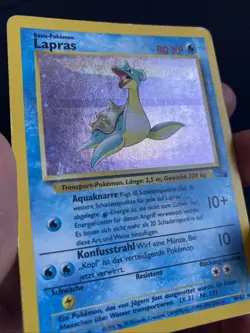 Lapras Holo | Fossil | #10 | Vintage | Chase | Pokemon TCG | Deutsch - Image 4