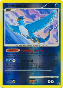 Pokemon Diamond & Pearl Majestic Dawn Articuno Reverse Holo Rare 1/100 - Image 1