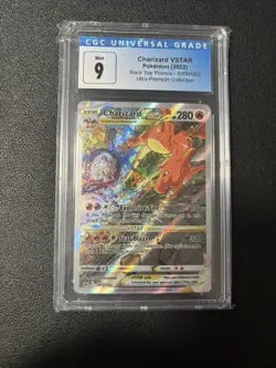 CGC 9 Charizard VSTAR Mint SWSH262 Black Star Promos Ultra Premium UPC Pokemon - Image 1