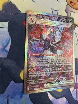 Pokemon TCG Charizard ex #234/091 SIR SV: Paldean Fates NM/Mint English - Image 2