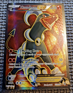 2015 Pokemon Breakthrough #153 Houndoom EX Full Art LP+ - Image 1