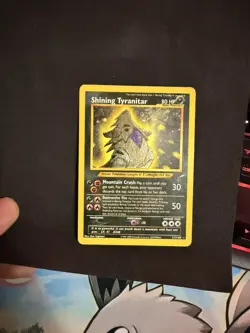 Pokemon Neo Destiny Shining Tyranitar Holo MP/HP 113/105 - Image 5