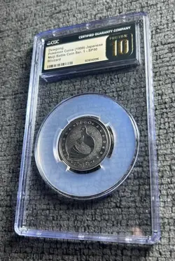 Dewgong Pokemon Coins (1998) Japanese Meiji Battle Coin Ser. 1 - SP50 Blizzard - Image 3