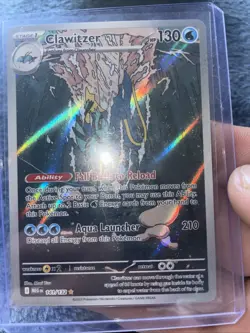 Clawitzer 141/132 Pokemon Mega Evolution 2025 IR - Image 1